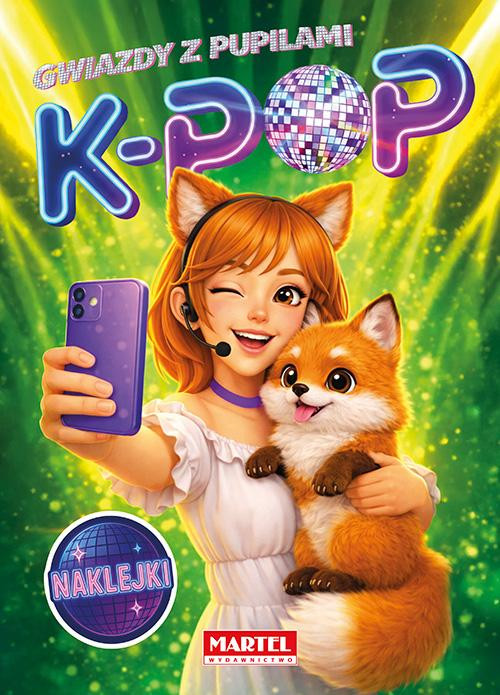 Kolorowanka K-popowe Gwiazdy z naklejkami Martel